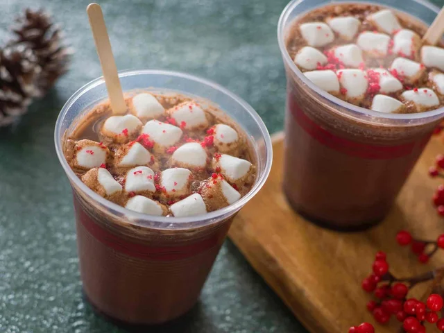 ディズニーランドクリスマス、ホットカクテル(バーボン＆ココア)