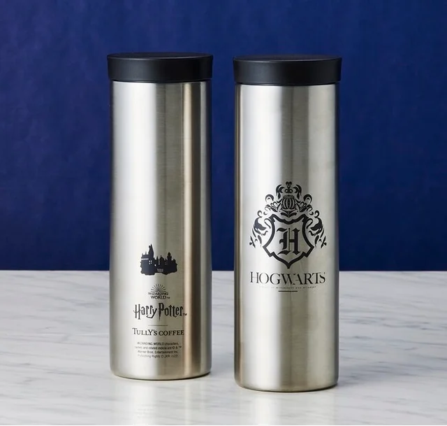 タリーズ×『ハリー・ポッター』コラボグッズ、「シルバーボトル（ホグワーツ）」