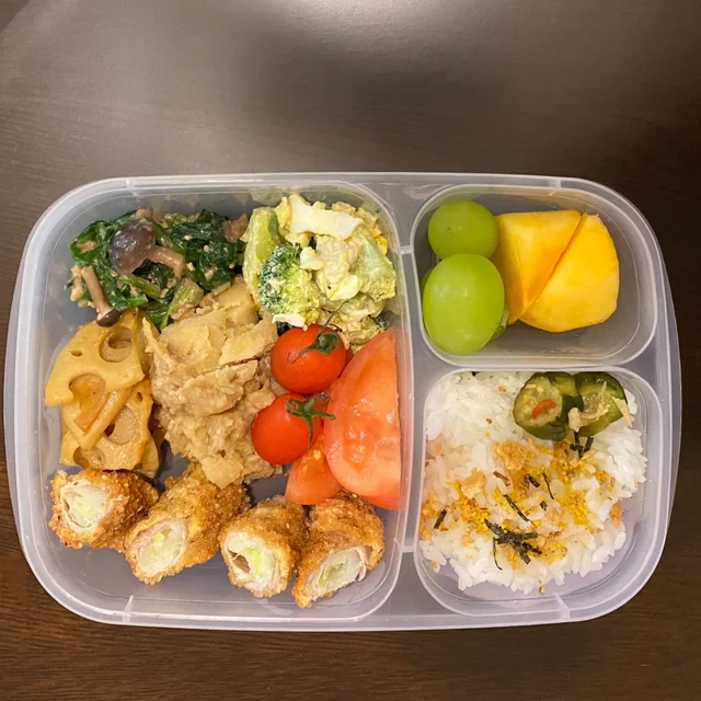 3COINS（スリーコインズ・スリコ）の仕切り付きランチボックス使ってみた！