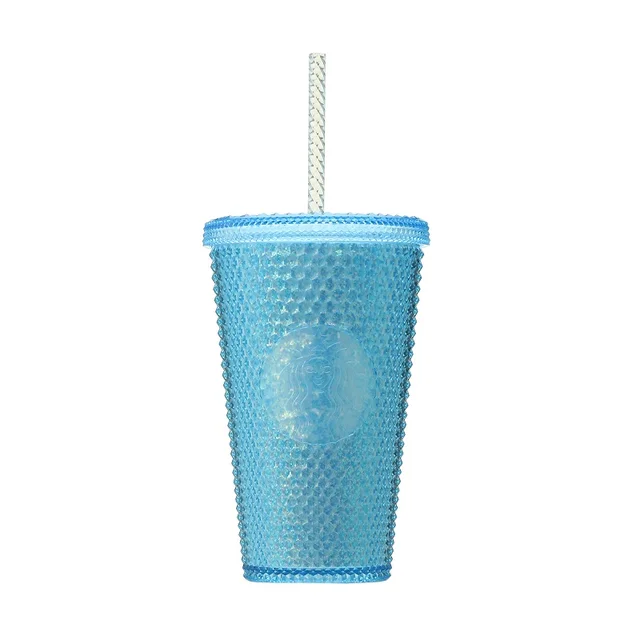 スタバ2022サマー新作グッズ「ロゴコールドカップタンブラーバンピープリズム473ml」