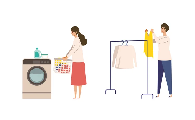 同棲カップルのイメージイラスト