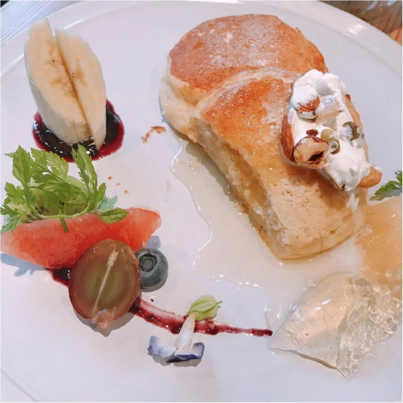【オーガニックカフェ】罪悪感なく食べられる低カロリーなパンケーキ♡