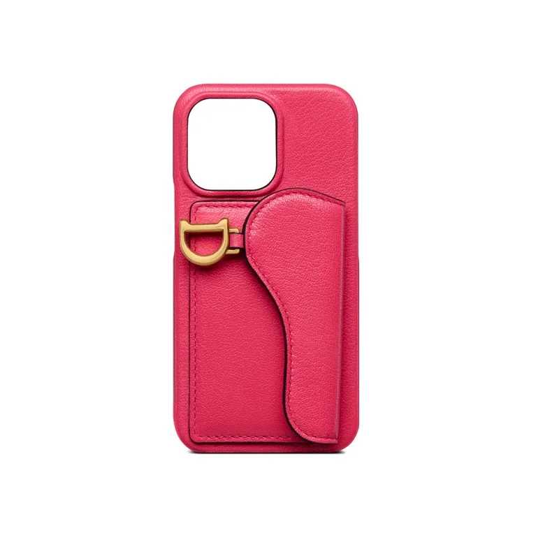 ディオールのiPhoneケース、ピンク