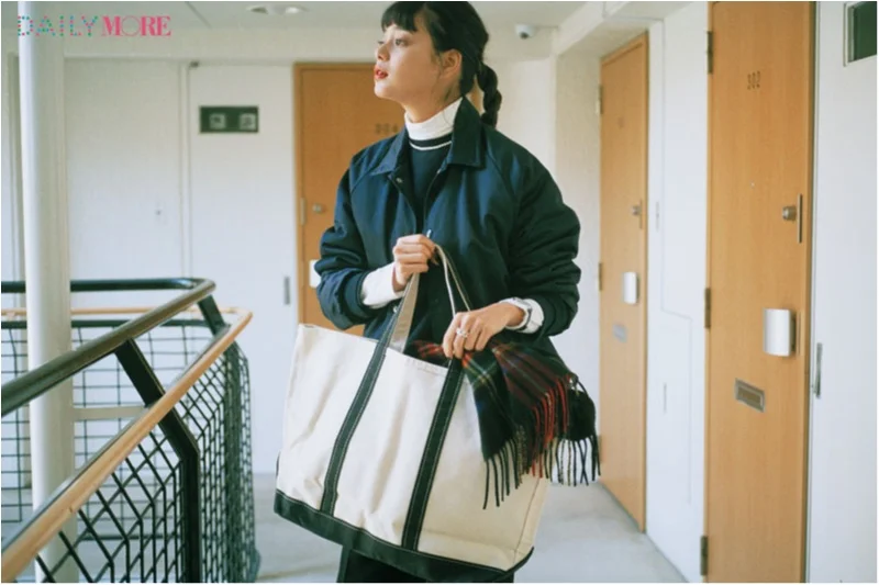 スタイリスト石上美津江さんが、冬こそ『L.L.Bean』のバッグをおすすめする理由