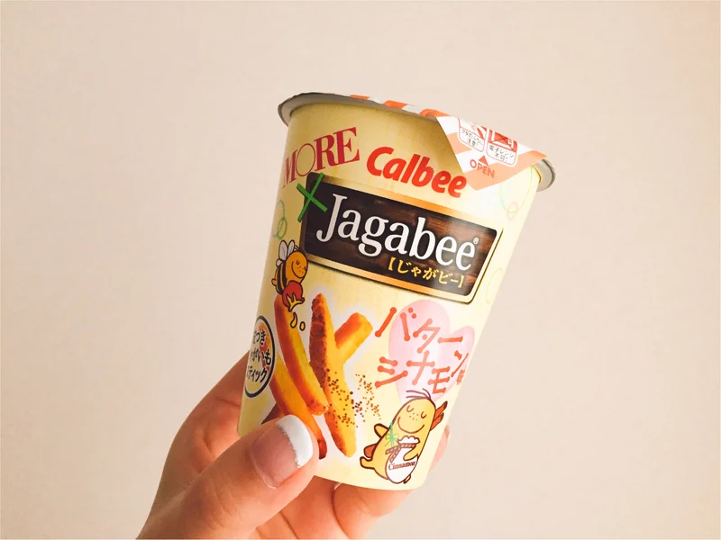 ついに！MOREとコラボのJagabee『バターシナモン味』が発売しました！！