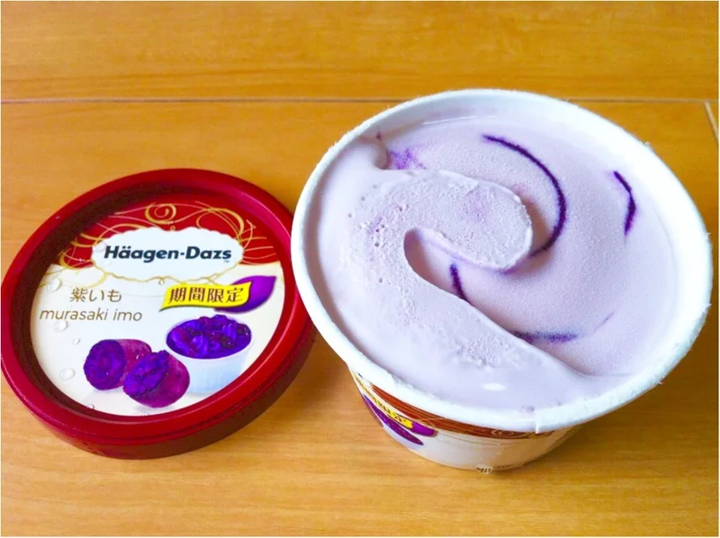 ♡ハーゲンダッツの【紫いも味】が3年ぶりに期間限定発売♡モアハピ◡̈のぞみ♡