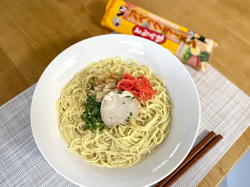 『熊本銀座館』おすすめ品「アベックラーメン」完成イメージ