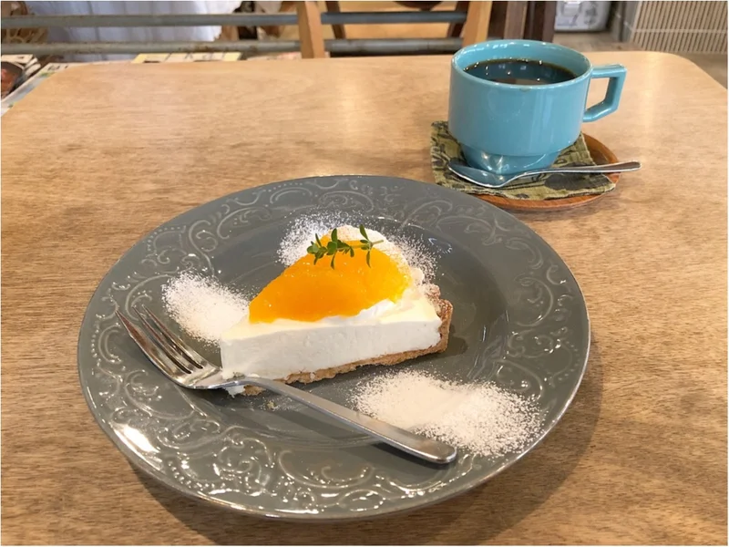 広島で行きたいカフェ♡ 美味しい洋菓子とかわいい雑貨のお店 《 ケツァール 》さんの爽やかオレンジタルト♡♡