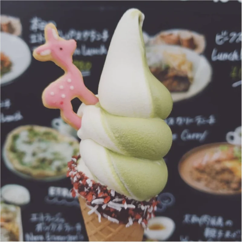 【ご当地モア♡奈良】大和茶を使用したキュートな絶品ソフトクリームを紹介するよ♡