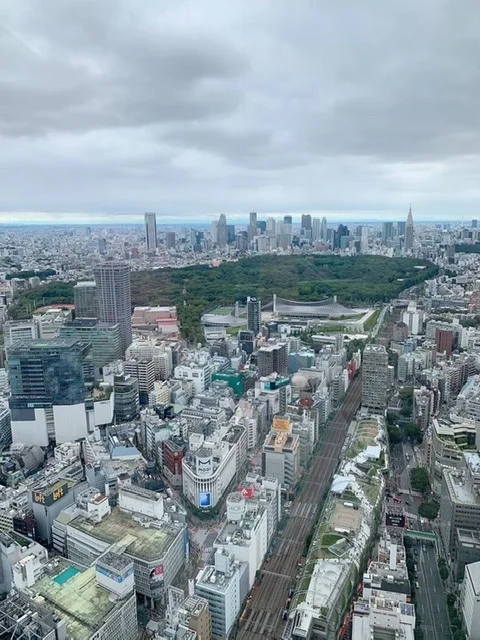 曇り空の時の渋谷スカイ