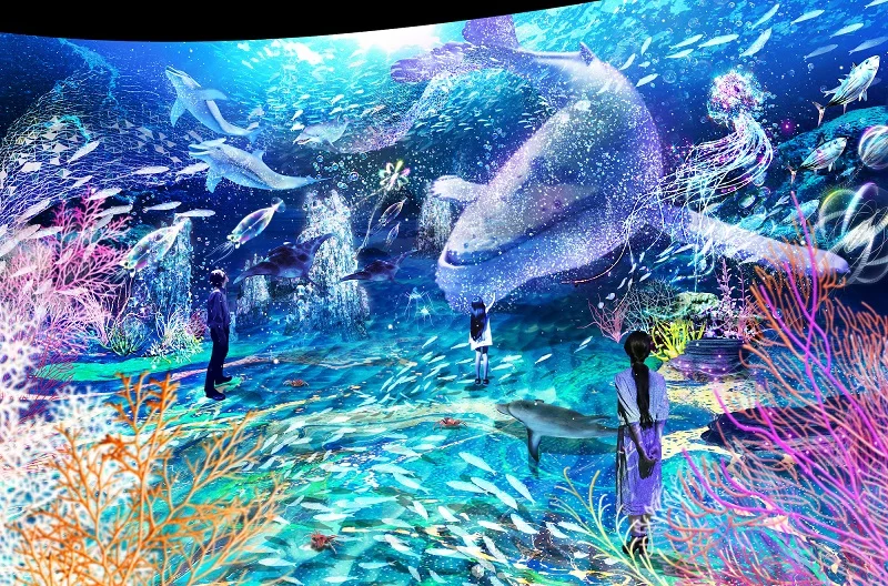 横浜デートや観光に♪ 体験型デジタルアート展「OCEAN BY NAKED 光の深海展」が日本初開催☆