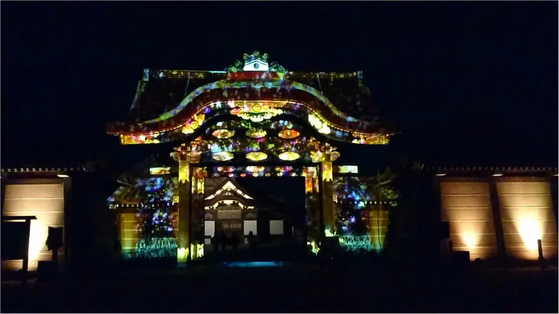 ≪京都・二条城≫先進アートとコラボ！ 花の画像_1