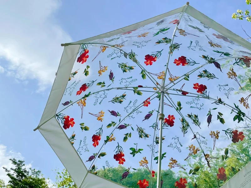 【雨空に花が咲く！？】《フラワーアートとコラボした傘》がおすすめ♡