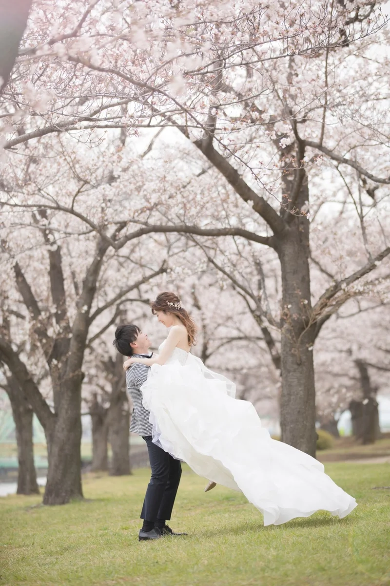 【桜ウェディング】桜満開の素敵なウェディの画像_3