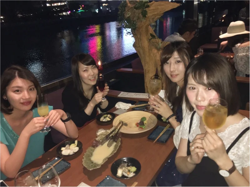 《福岡女子会》リバーサイドで最高にオシャレで最高な夜を味わお！