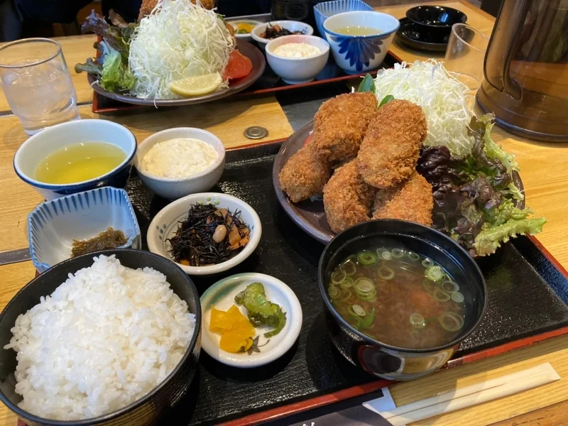 カキフライ定食