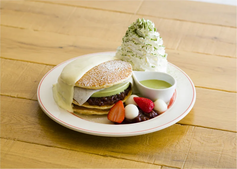 『エッグスンシングス 京都四条店』限定！　7／31（月）までの3周年記念パンケーキは、大好きな宇治抹茶♡