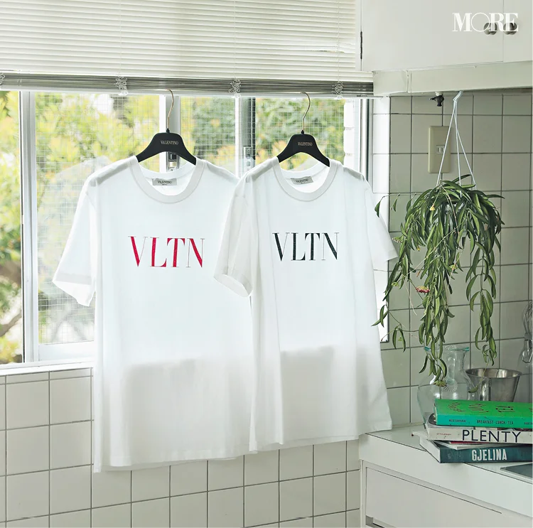 ヴァレンティノ』のロゴTで、“長く使いたくなるTシャツ”デビューしてみ