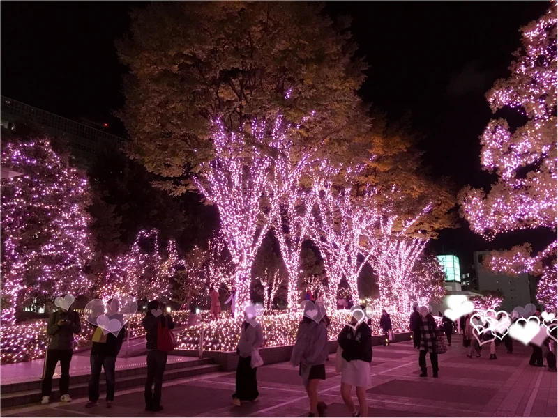 新宿の冬をベビーピンク色に染め上げる♡『の画像_8