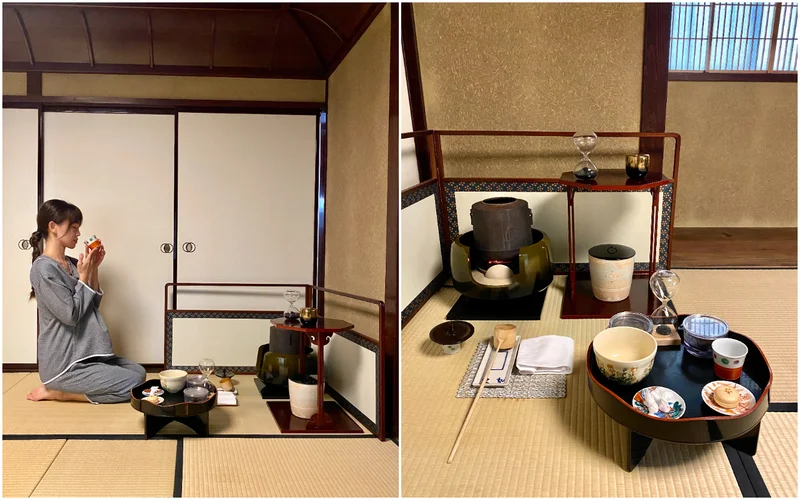 星野リゾート温泉旅館『界 加賀』、「独服体験」の様子