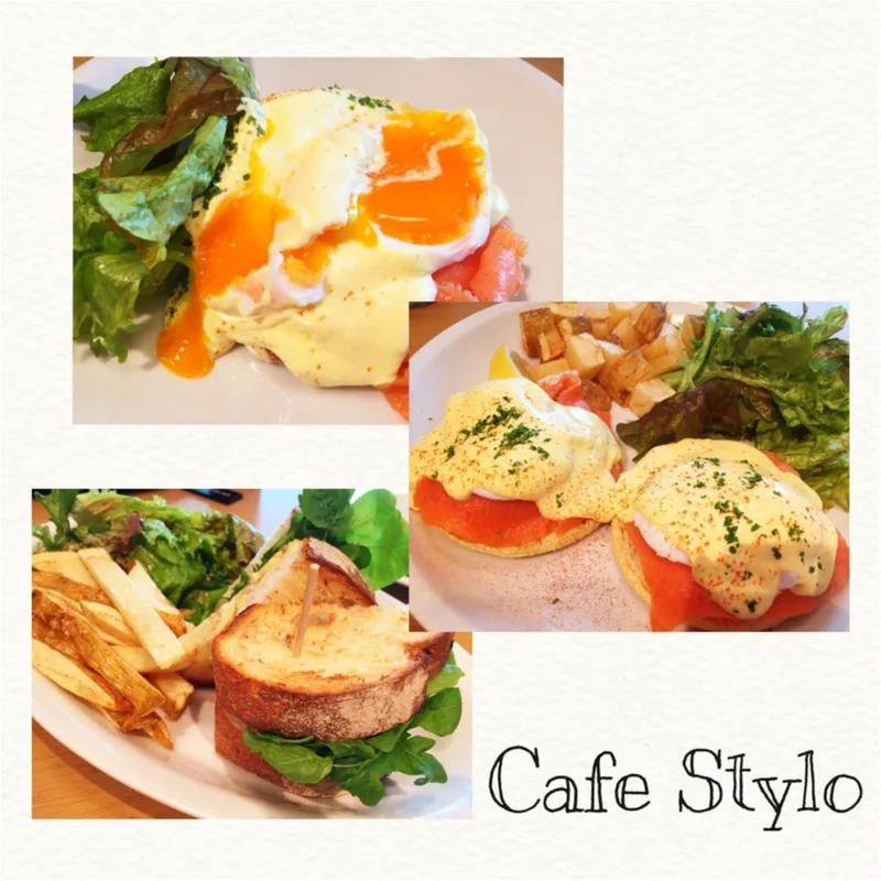 銀座 伊東屋で食べられるエッグベネディクト！「Cafe Stylo」