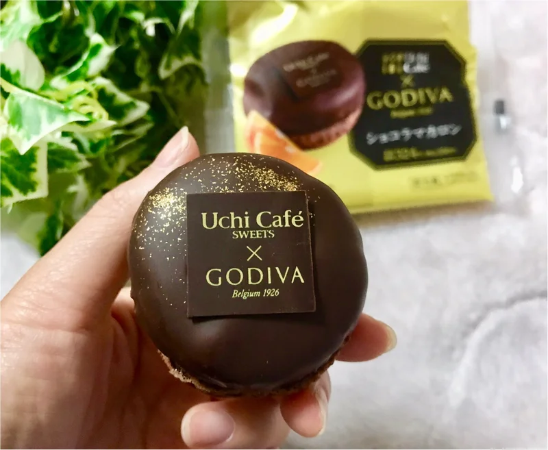 【Uchi Café×GODIVA】コラボスイーツ第6弾！チョコレート好きにはたまらない❤︎《ショコラマカロン》が美味♡♡