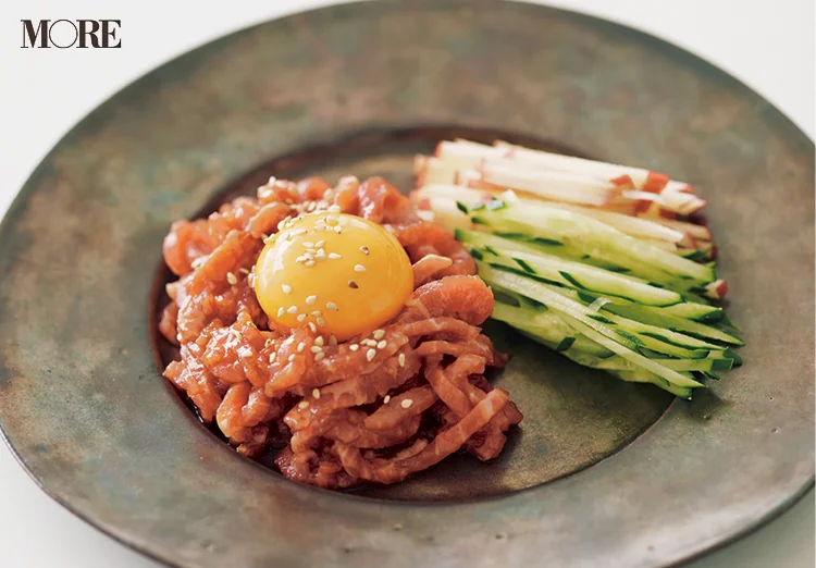 山形県のおすすめお取り寄せグルメ「さがえ精肉」の山形牛ユッケ