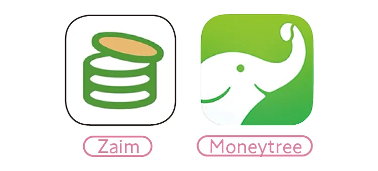 おすすめ家計簿アプリの「Zaim」と「Moneytree」