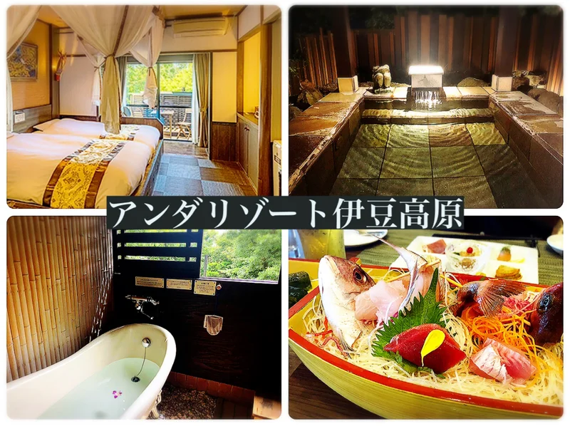 【#静岡】夏休みは伊豆へ＊コスパ最強なオールインクルーシブ！12か所の湯めぐりを満喫できる、サービスも大満足なホテルはココ！Hotel ＆ Spa アンダリゾート伊豆高原