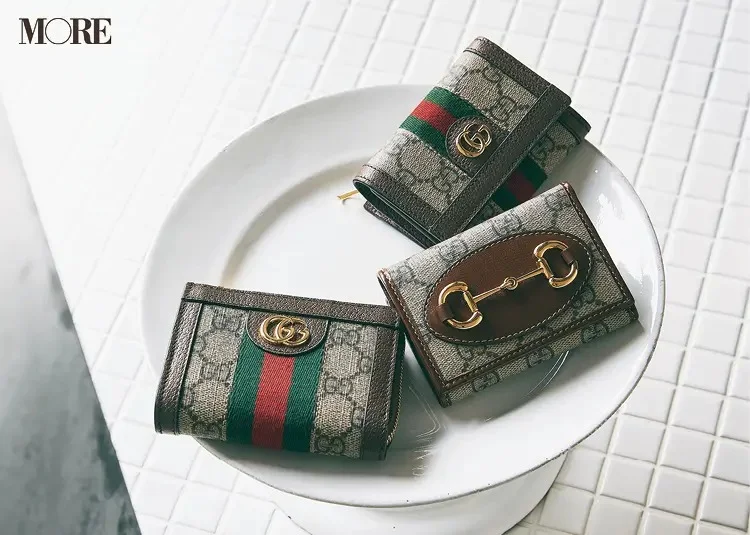 グッチの三つ折り財布２種とミニ財布