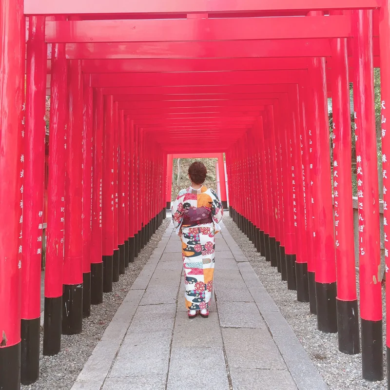 【名古屋】《レンタル着物で》三光稲荷神社の画像_5