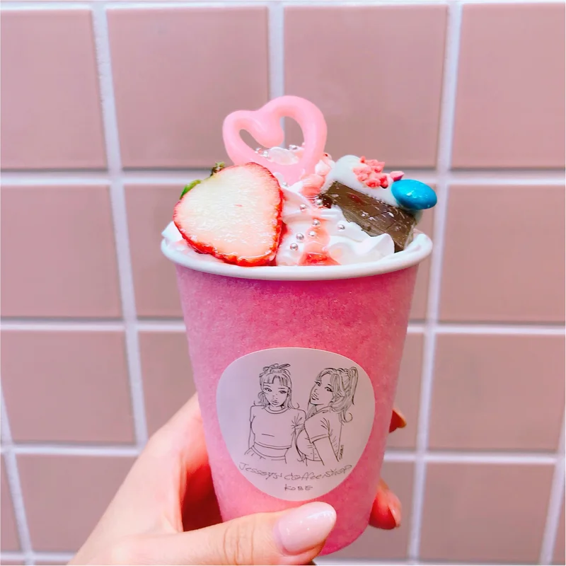 ★神戸の可愛い♡カフェならココ！ピンクの外装が目印『Jessy's coffee shop』★