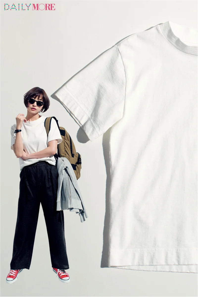 篠田麻里子がこだわる白Tシャツ講座。【Mの画像_1