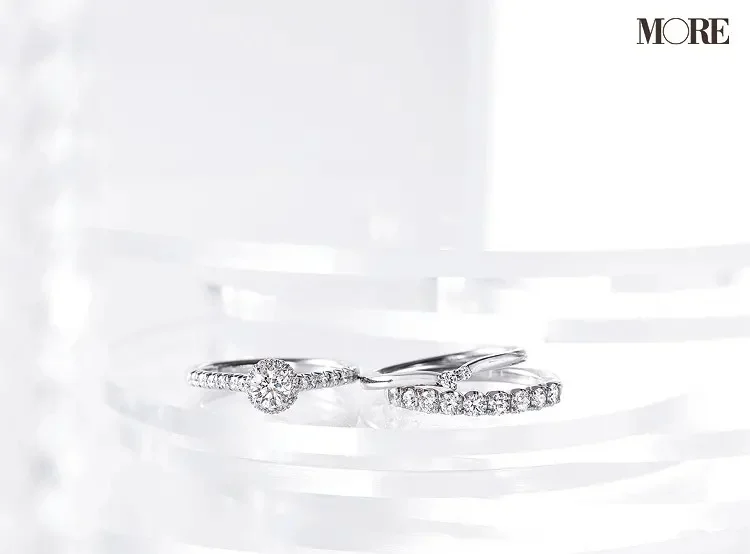 結婚指輪におすすめのレイデューコレクションとブーケコレクションのエタニティリングとマリッジリング