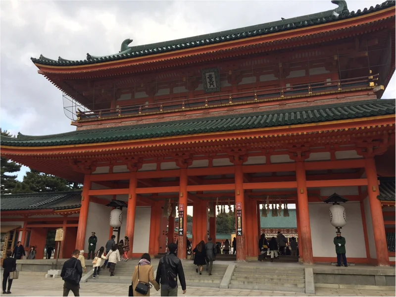 初詣は京都・平安神宮へ。2017年「なりの画像_2