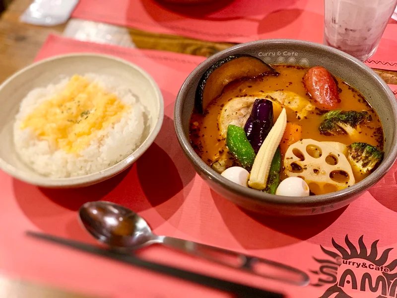 《札幌発の人気店❤️》東京•神田【Curry&Cafe SAMA】の絶品！スープカレー☻