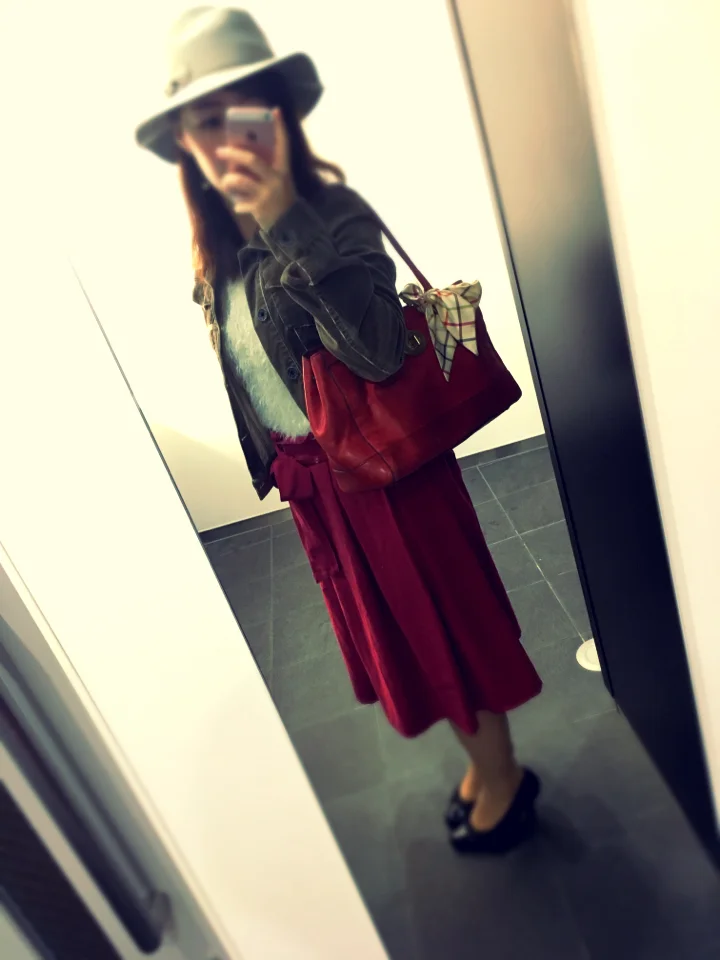 【ファッション】赤deおでかけ秋コーデの画像_3