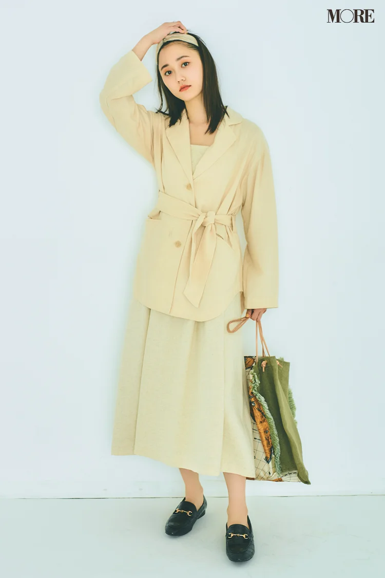 今日のコーデ 鈴木友菜 ワンピース ジャケットの美人なセットアップで日常をちょっと素敵に ファッション コーディネート 代 Daily More