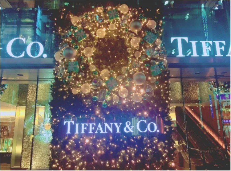 【♥︎♥︎♥︎】12/25まで！ “さすが…♡!” 銀座 Tiffany & Co のクリスマスが可愛すぎる件。 etc…