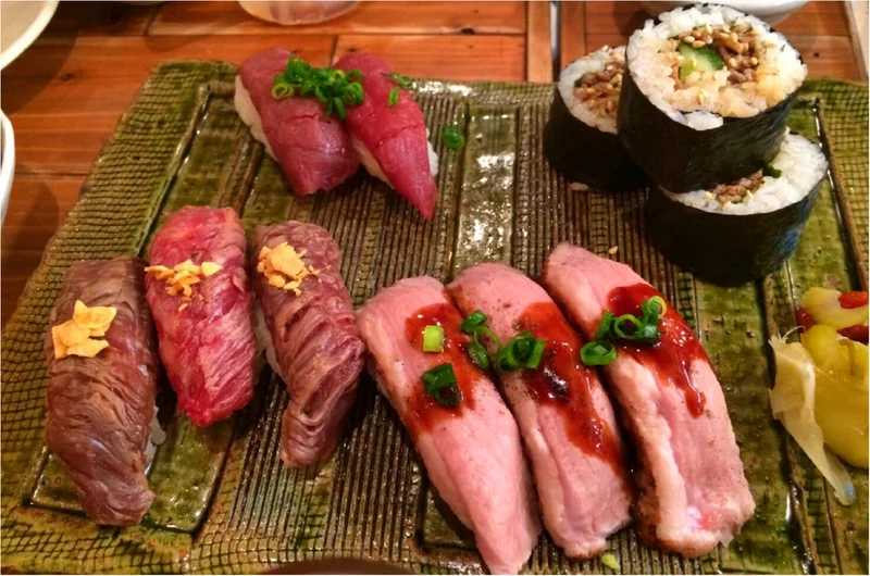 お肉好きなら必見！！恵比寿横丁の肉寿司へ行ってきました♡