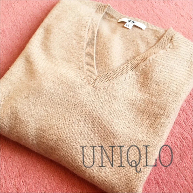 【UNIQLO】カシミヤセーターを半額でgetしちゃいました♡【セール】