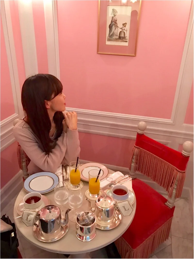 【FOOD】ほんとうは教えたくない！！ 銀座LADURÉEの最強かわいいピンクの小部屋♡