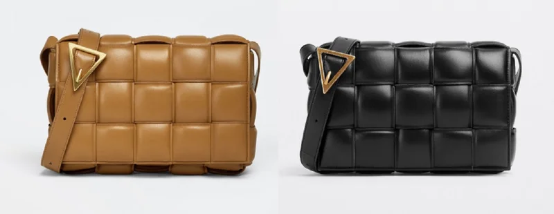 20代で買うべき名品　ボッテガ・ヴェネタのバッグ「パデッドカセット」ブラウン、ブラック