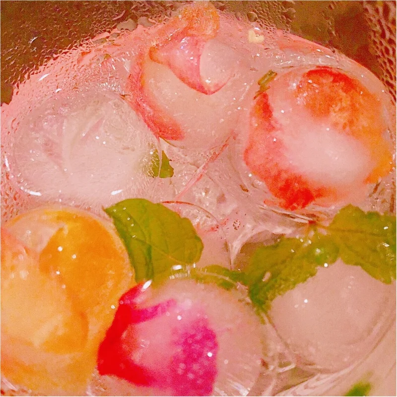 ★夏限定！カラフルな花の氷がフォトジェニの画像_2