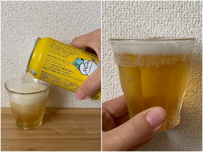 ローソンとポプラ限定のヤッホーブルーイングのカエルビール「僕ビール君ビール」