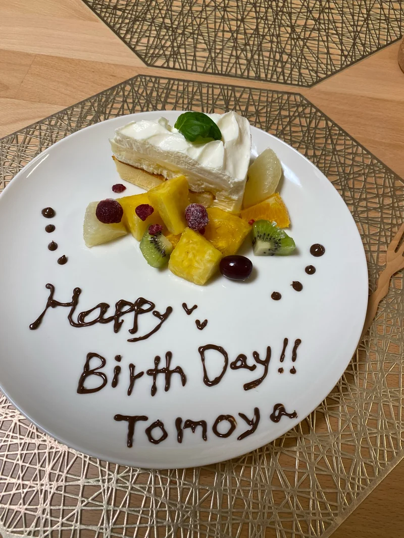 お誕生日プレート手作り