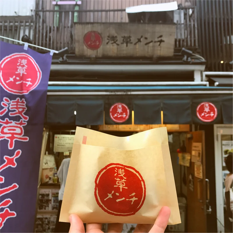【FOOD】ご当地モア♡浅草グルメ！まずはこのコロッケを食すべし！！