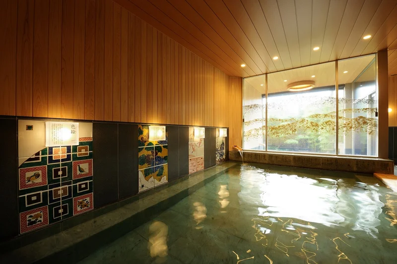 星野リゾート温泉旅館『界 加賀』内風呂