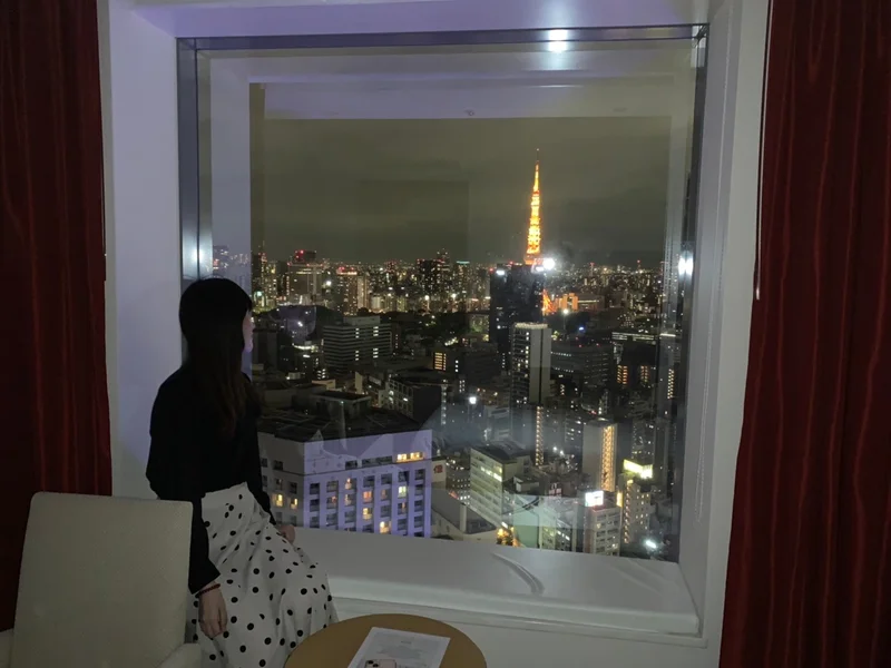 【パークホテル東京】東京タワーの夜景を眺の画像_1