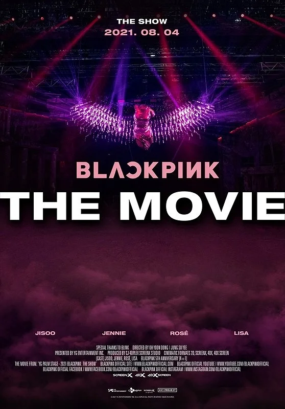 「BLACKPINK THE MOVIE」のメインビジュアル